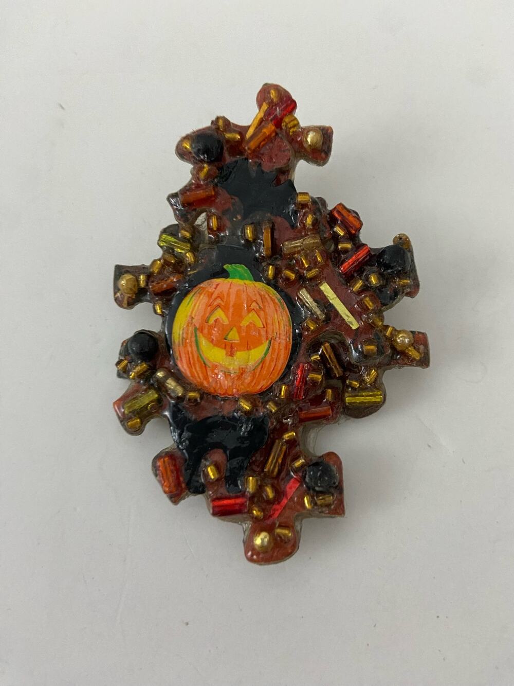 pumpkin halloween pin